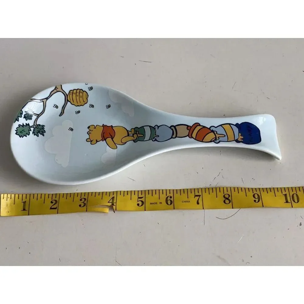 Disney‎ Winnie The Pooh Honey Pot Beehive Spoon Rest Utensil Kitchen Ceramic NEW